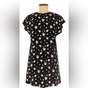 & Other Stories- Black and light pink floral dress. Size 12